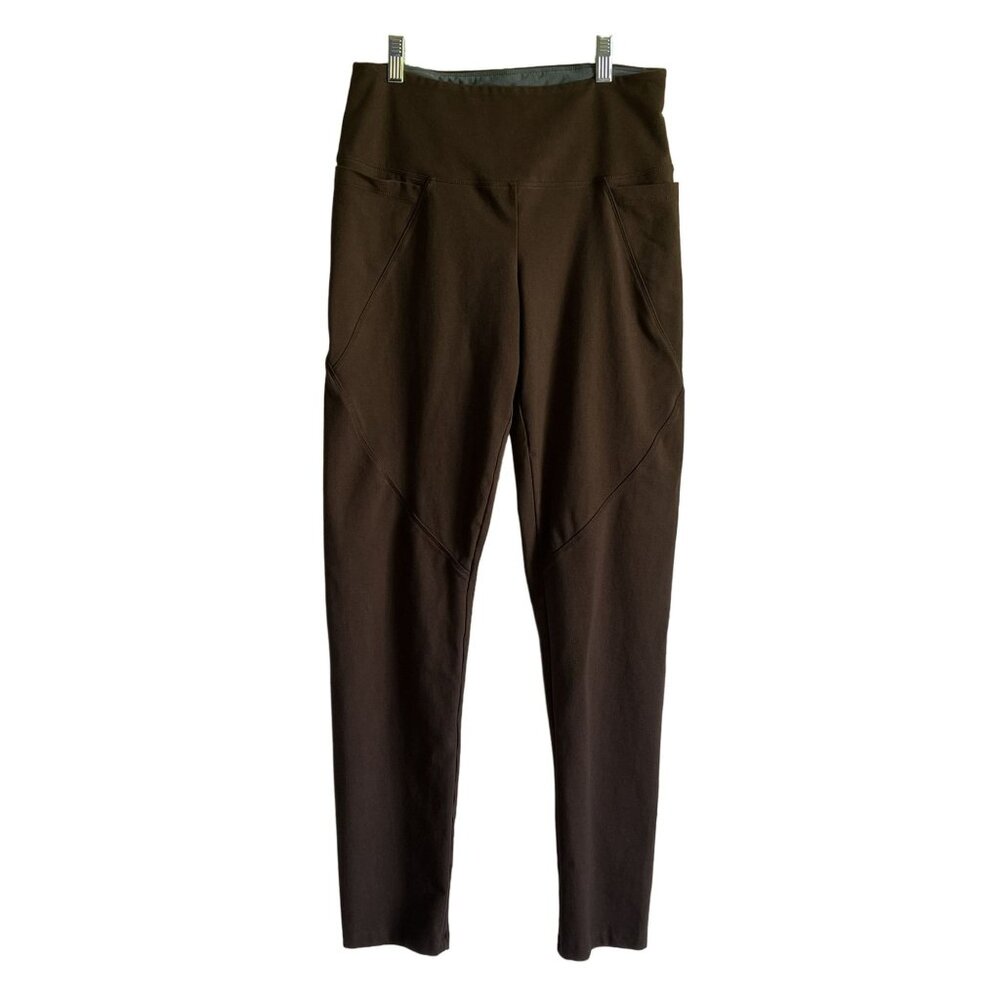 Women With Control Athleisure High-Waist Brown Workout Yoga S Leggings Pockets